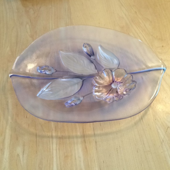 Vintage,Unused Mikasa Crystal Platter - Picture 2 of 5